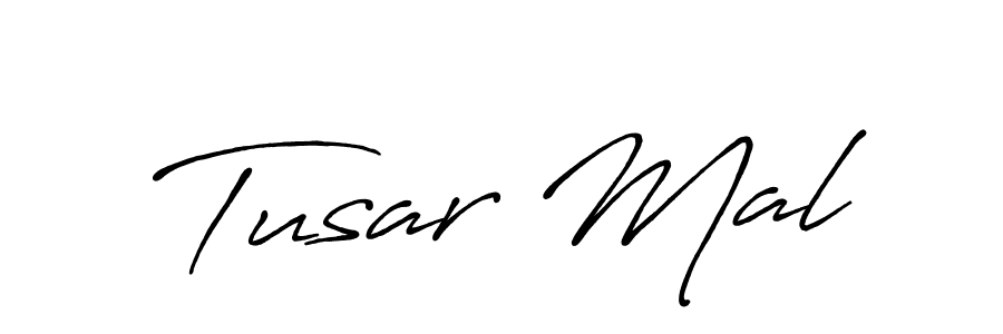 Design your own signature with our free online signature maker. With this signature software, you can create a handwritten (Antro_Vectra_Bolder) signature for name Tusar Mal. Tusar Mal signature style 7 images and pictures png