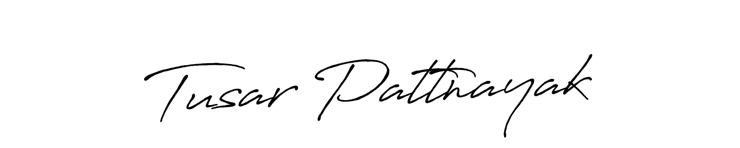 Create a beautiful signature design for name Tusar Pattnayak. With this signature (Antro_Vectra_Bolder) fonts, you can make a handwritten signature for free. Tusar Pattnayak signature style 7 images and pictures png