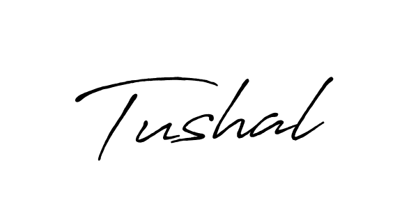 How to make Tushal signature? Antro_Vectra_Bolder is a professional autograph style. Create handwritten signature for Tushal name. Tushal signature style 7 images and pictures png