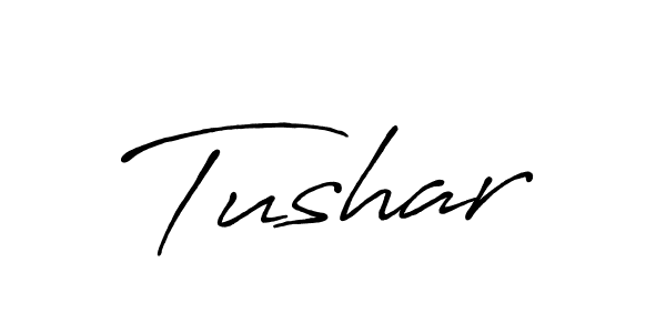 How to make Tushar name signature. Use Antro_Vectra_Bolder style for creating short signs online. This is the latest handwritten sign. Tushar signature style 7 images and pictures png