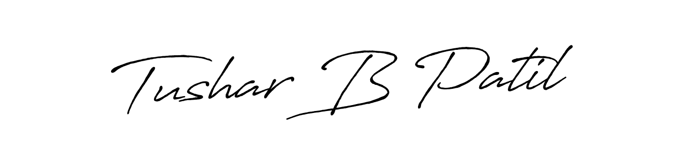 Also You can easily find your signature by using the search form. We will create Tushar B Patil name handwritten signature images for you free of cost using Antro_Vectra_Bolder sign style. Tushar B Patil signature style 7 images and pictures png