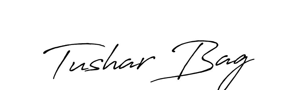 Similarly Antro_Vectra_Bolder is the best handwritten signature design. Signature creator online .You can use it as an online autograph creator for name Tushar Bag. Tushar Bag signature style 7 images and pictures png