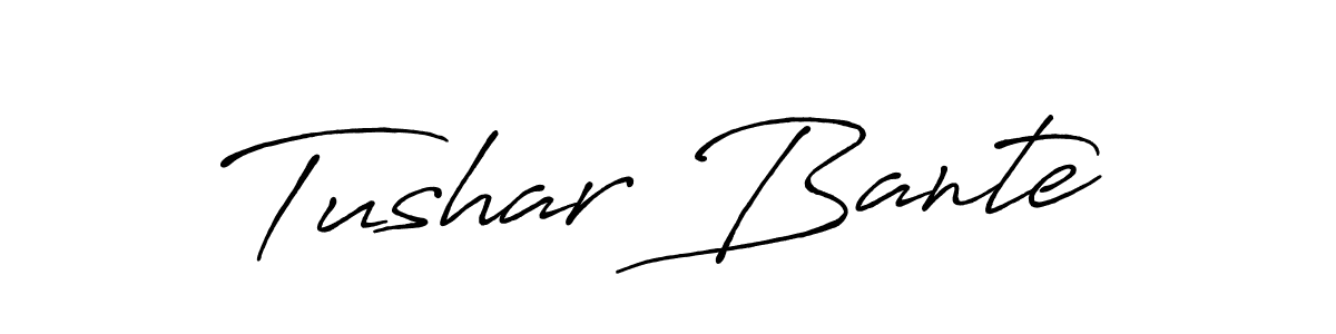 This is the best signature style for the Tushar Bante name. Also you like these signature font (Antro_Vectra_Bolder). Mix name signature. Tushar Bante signature style 7 images and pictures png