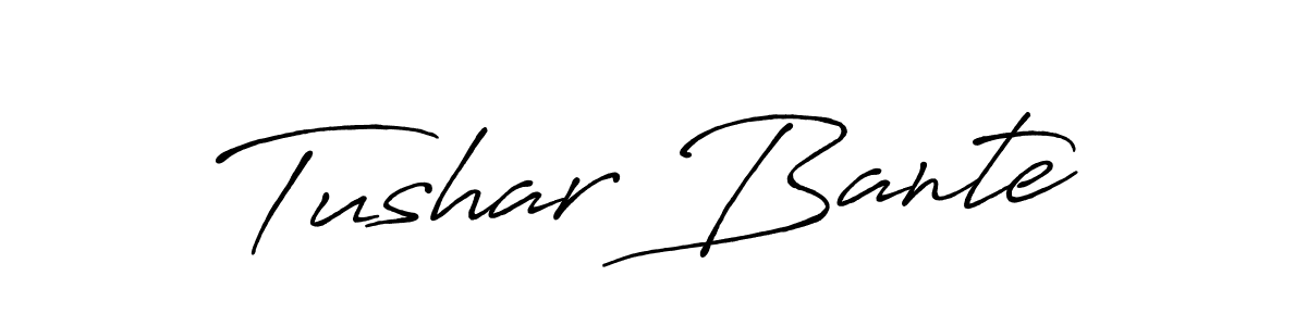 How to Draw Tushar Bante signature style? Antro_Vectra_Bolder is a latest design signature styles for name Tushar Bante. Tushar Bante signature style 7 images and pictures png