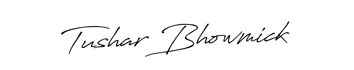 See photos of Tushar Bhowmick official signature by Spectra . Check more albums & portfolios. Read reviews & check more about Antro_Vectra_Bolder font. Tushar Bhowmick signature style 7 images and pictures png