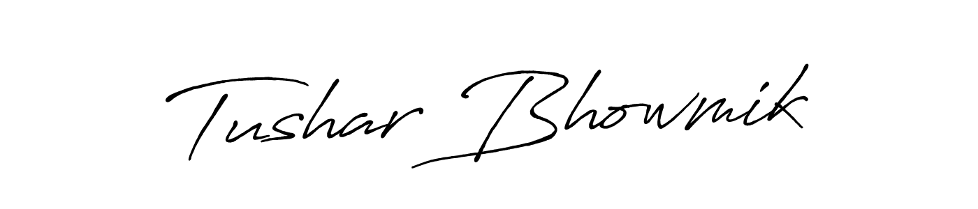 Similarly Antro_Vectra_Bolder is the best handwritten signature design. Signature creator online .You can use it as an online autograph creator for name Tushar Bhowmik. Tushar Bhowmik signature style 7 images and pictures png