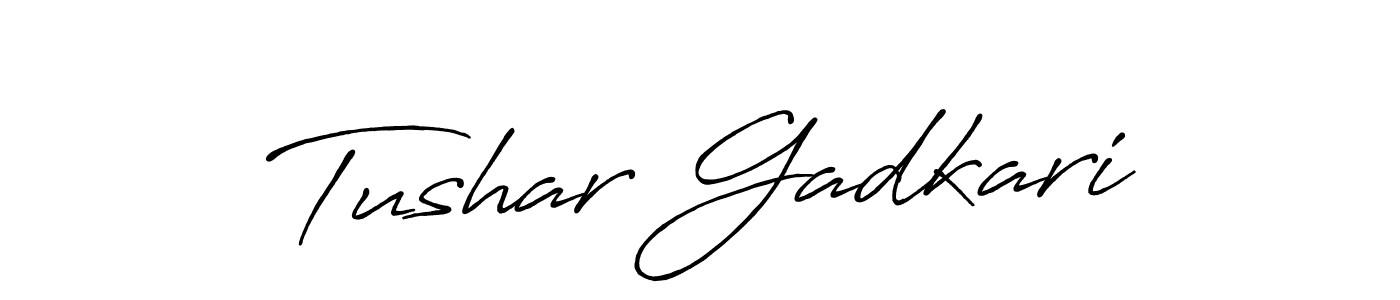 Here are the top 10 professional signature styles for the name Tushar Gadkari. These are the best autograph styles you can use for your name. Tushar Gadkari signature style 7 images and pictures png