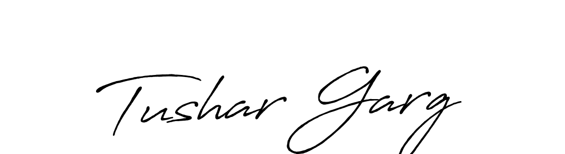 Tushar Garg stylish signature style. Best Handwritten Sign (Antro_Vectra_Bolder) for my name. Handwritten Signature Collection Ideas for my name Tushar Garg. Tushar Garg signature style 7 images and pictures png