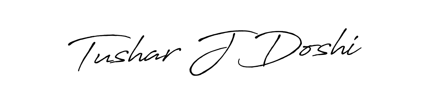 Antro_Vectra_Bolder is a professional signature style that is perfect for those who want to add a touch of class to their signature. It is also a great choice for those who want to make their signature more unique. Get Tushar J Doshi name to fancy signature for free. Tushar J Doshi signature style 7 images and pictures png