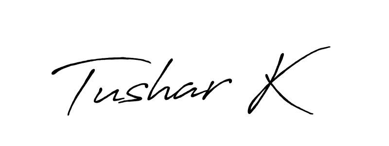 Make a beautiful signature design for name Tushar K. Use this online signature maker to create a handwritten signature for free. Tushar K signature style 7 images and pictures png