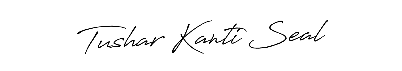 How to make Tushar Kanti Seal name signature. Use Antro_Vectra_Bolder style for creating short signs online. This is the latest handwritten sign. Tushar Kanti Seal signature style 7 images and pictures png