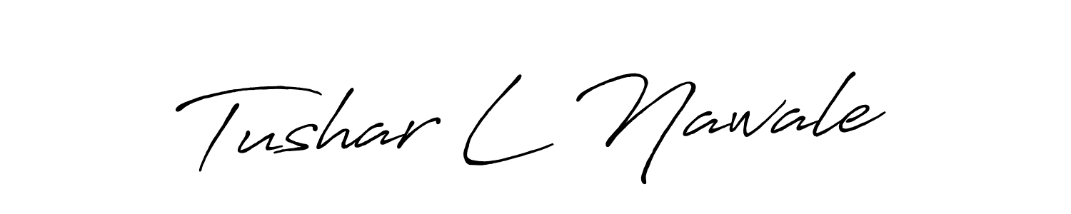 It looks lik you need a new signature style for name Tushar L Nawale. Design unique handwritten (Antro_Vectra_Bolder) signature with our free signature maker in just a few clicks. Tushar L Nawale signature style 7 images and pictures png