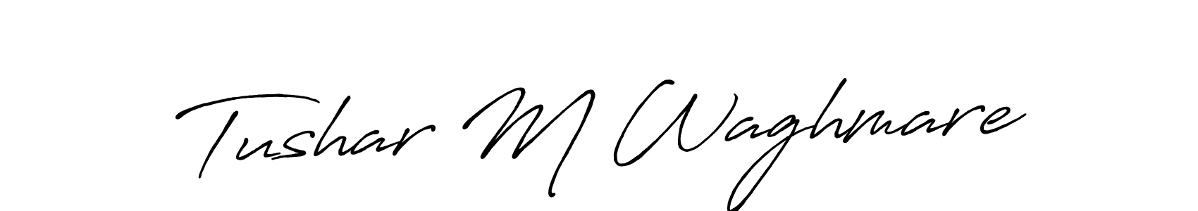 if you are searching for the best signature style for your name Tushar M Waghmare. so please give up your signature search. here we have designed multiple signature styles  using Antro_Vectra_Bolder. Tushar M Waghmare signature style 7 images and pictures png