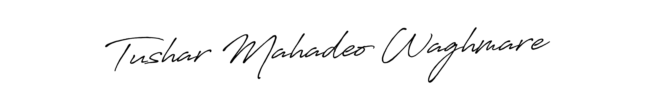 How to Draw Tushar Mahadeo Waghmare signature style? Antro_Vectra_Bolder is a latest design signature styles for name Tushar Mahadeo Waghmare. Tushar Mahadeo Waghmare signature style 7 images and pictures png