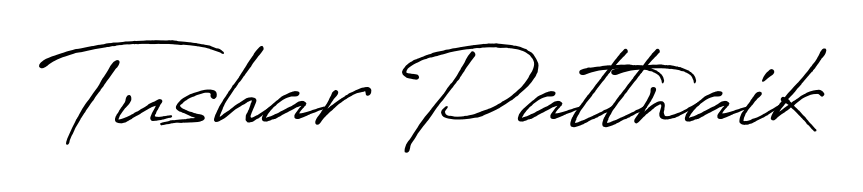 The Antro_Vectra_Bolder lettering style adds unique flourish to name Tushar Pattnaik. Stand out with a custom digital autograph made in seconds. Tushar Pattnaik signature style 7 images and pictures png