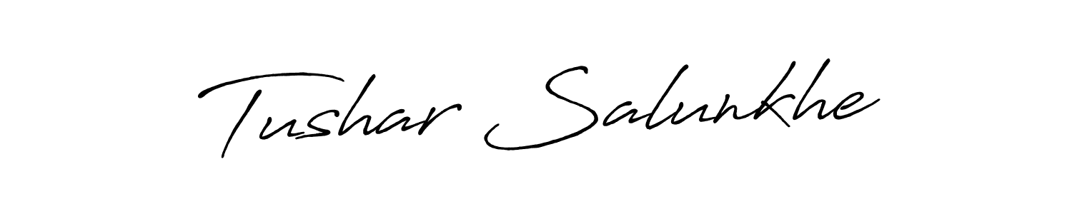 Antro_Vectra_Bolder is a professional signature style that is perfect for those who want to add a touch of class to their signature. It is also a great choice for those who want to make their signature more unique. Get Tushar Salunkhe name to fancy signature for free. Tushar Salunkhe signature style 7 images and pictures png