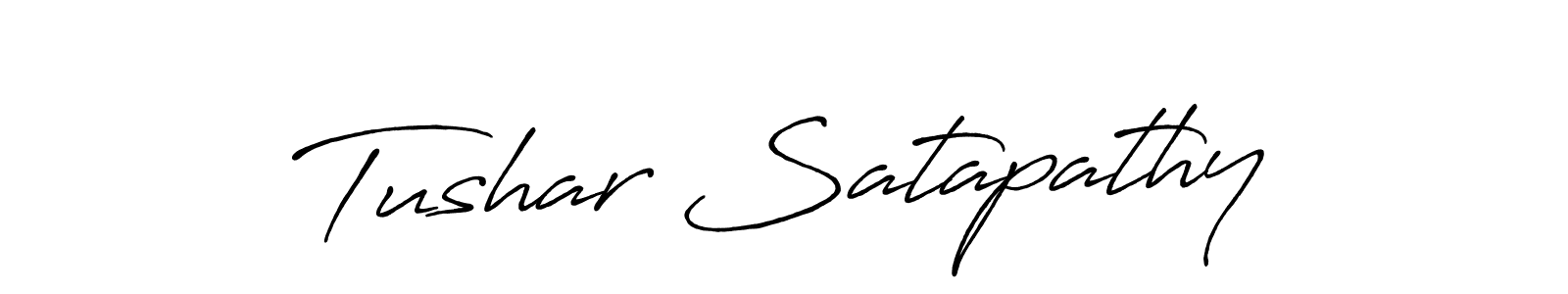 Design your own signature with our free online signature maker. With this signature software, you can create a handwritten (Antro_Vectra_Bolder) signature for name Tushar Satapathy. Tushar Satapathy signature style 7 images and pictures png