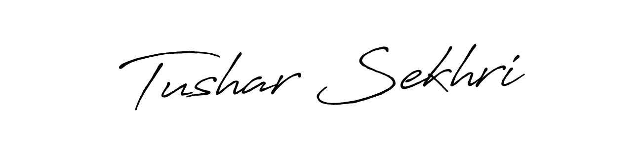 This is the best signature style for the Tushar Sekhri name. Also you like these signature font (Antro_Vectra_Bolder). Mix name signature. Tushar Sekhri signature style 7 images and pictures png