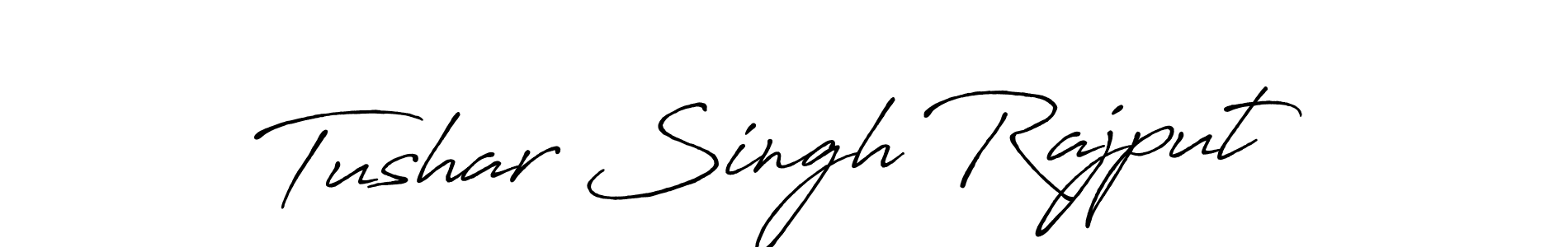 Tushar Singh Rajput stylish signature style. Best Handwritten Sign (Antro_Vectra_Bolder) for my name. Handwritten Signature Collection Ideas for my name Tushar Singh Rajput. Tushar Singh Rajput signature style 7 images and pictures png