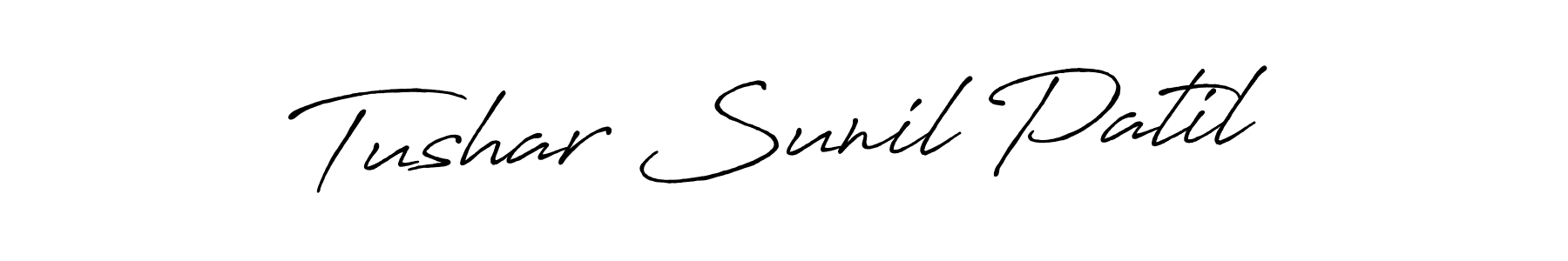 Also You can easily find your signature by using the search form. We will create Tushar Sunil Patil name handwritten signature images for you free of cost using Antro_Vectra_Bolder sign style. Tushar Sunil Patil signature style 7 images and pictures png