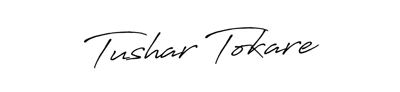 Make a short Tushar Tokare signature style. Manage your documents anywhere anytime using Antro_Vectra_Bolder. Create and add eSignatures, submit forms, share and send files easily. Tushar Tokare signature style 7 images and pictures png