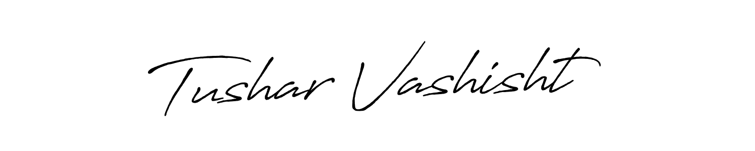 Also we have Tushar Vashisht name is the best signature style. Create professional handwritten signature collection using Antro_Vectra_Bolder autograph style. Tushar Vashisht signature style 7 images and pictures png