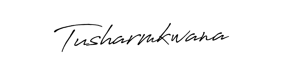 Create a beautiful signature design for name Tusharmkwana. With this signature (Antro_Vectra_Bolder) fonts, you can make a handwritten signature for free. Tusharmkwana signature style 7 images and pictures png