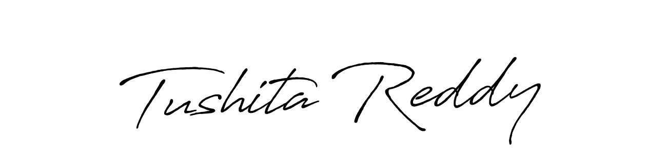 You should practise on your own different ways (Antro_Vectra_Bolder) to write your name (Tushita Reddy) in signature. don't let someone else do it for you. Tushita Reddy signature style 7 images and pictures png