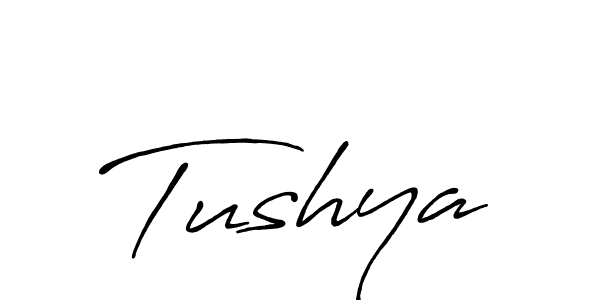 if you are searching for the best signature style for your name Tushya. so please give up your signature search. here we have designed multiple signature styles  using Antro_Vectra_Bolder. Tushya signature style 7 images and pictures png