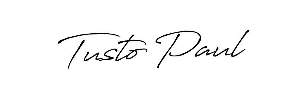 Best and Professional Signature Style for Tusto Paul. Antro_Vectra_Bolder Best Signature Style Collection. Tusto Paul signature style 7 images and pictures png