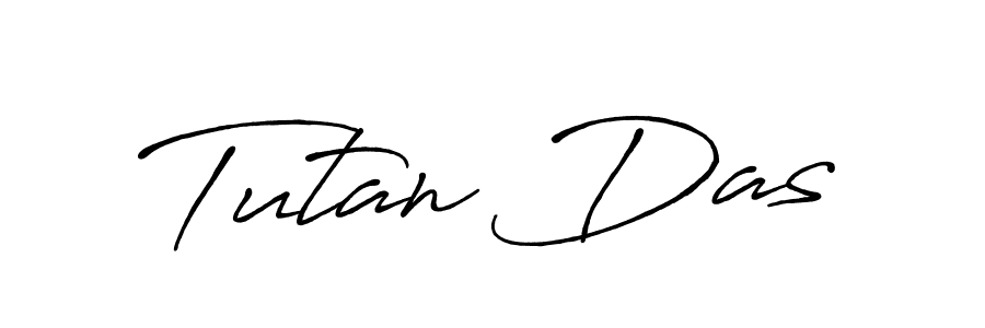 Use a signature maker to create a handwritten signature online. With this signature software, you can design (Antro_Vectra_Bolder) your own signature for name Tutan Das. Tutan Das signature style 7 images and pictures png