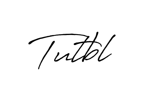 Also we have Tutbl name is the best signature style. Create professional handwritten signature collection using Antro_Vectra_Bolder autograph style. Tutbl signature style 7 images and pictures png