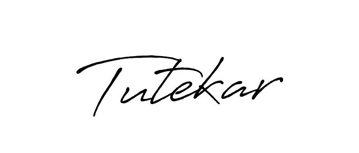 Create a beautiful signature design for name Tutekar. With this signature (Antro_Vectra_Bolder) fonts, you can make a handwritten signature for free. Tutekar signature style 7 images and pictures png