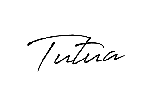 Once you've used our free online signature maker to create your best signature Antro_Vectra_Bolder style, it's time to enjoy all of the benefits that Tutua name signing documents. Tutua signature style 7 images and pictures png