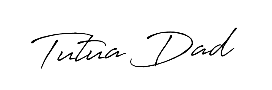 You can use this online signature creator to create a handwritten signature for the name Tutua Dad. This is the best online autograph maker. Tutua Dad signature style 7 images and pictures png