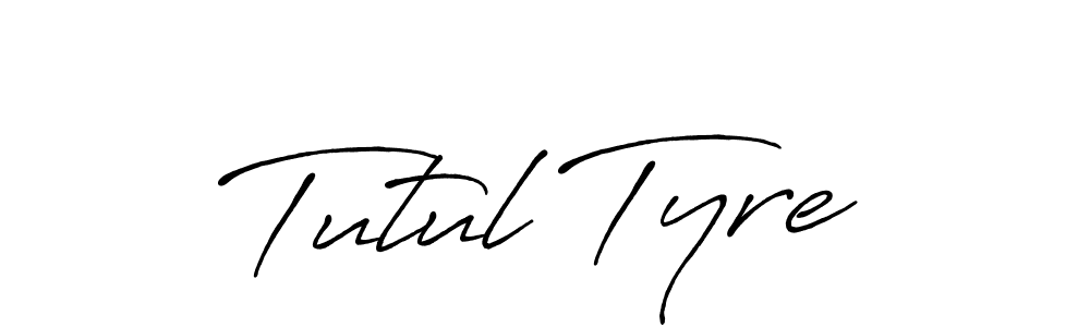 How to make Tutul Tyre signature? Antro_Vectra_Bolder is a professional autograph style. Create handwritten signature for Tutul Tyre name. Tutul Tyre signature style 7 images and pictures png