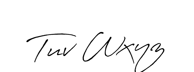 Make a beautiful signature design for name Tuv Wxyz. Use this online signature maker to create a handwritten signature for free. Tuv Wxyz signature style 7 images and pictures png