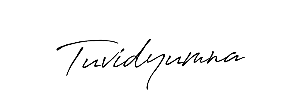 Also You can easily find your signature by using the search form. We will create Tuvidyumna name handwritten signature images for you free of cost using Antro_Vectra_Bolder sign style. Tuvidyumna signature style 7 images and pictures png