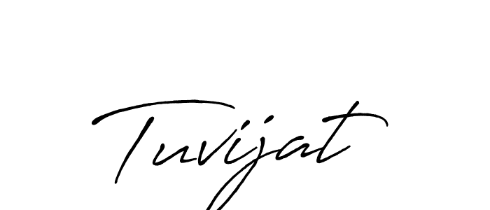 The best way (Antro_Vectra_Bolder) to make a short signature is to pick only two or three words in your name. The name Tuvijat include a total of six letters. For converting this name. Tuvijat signature style 7 images and pictures png