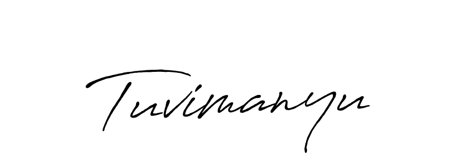 How to make Tuvimanyu name signature. Use Antro_Vectra_Bolder style for creating short signs online. This is the latest handwritten sign. Tuvimanyu signature style 7 images and pictures png