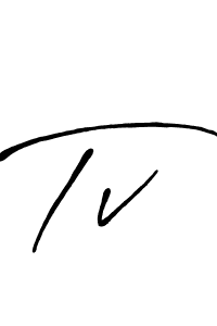 Also You can easily find your signature by using the search form. We will create Tv name handwritten signature images for you free of cost using Antro_Vectra_Bolder sign style. Tv signature style 7 images and pictures png