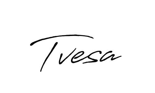 How to make Tvesa signature? Antro_Vectra_Bolder is a professional autograph style. Create handwritten signature for Tvesa name. Tvesa signature style 7 images and pictures png