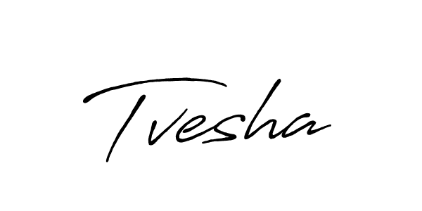 Antro_Vectra_Bolder is a professional signature style that is perfect for those who want to add a touch of class to their signature. It is also a great choice for those who want to make their signature more unique. Get Tvesha name to fancy signature for free. Tvesha signature style 7 images and pictures png