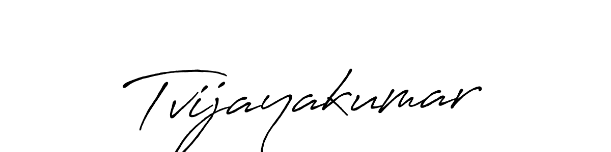 The best way (Antro_Vectra_Bolder) to make a short signature is to pick only two or three words in your name. The name Tvijayakumar include a total of six letters. For converting this name. Tvijayakumar signature style 7 images and pictures png