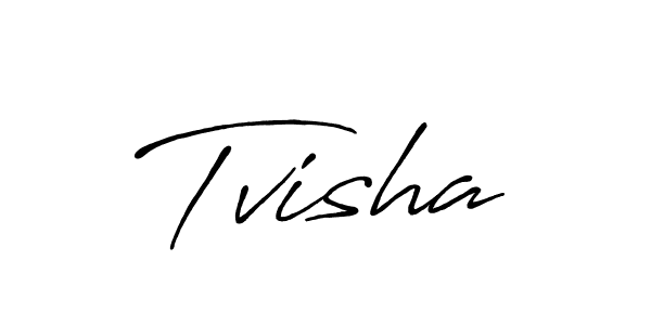 The best way (Antro_Vectra_Bolder) to make a short signature is to pick only two or three words in your name. The name Tvisha include a total of six letters. For converting this name. Tvisha signature style 7 images and pictures png