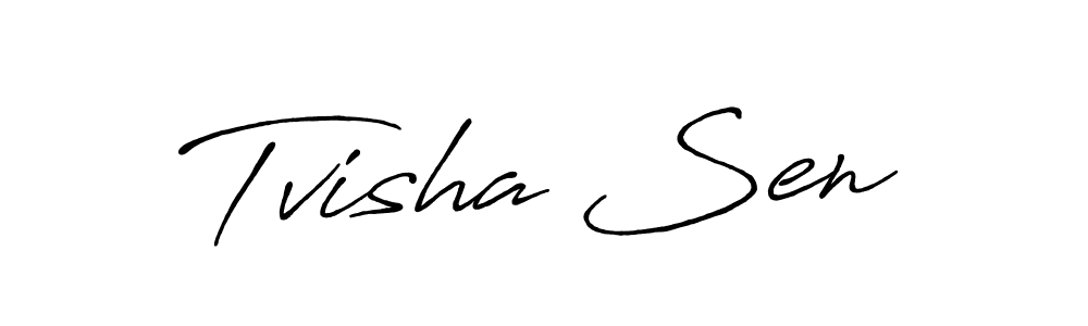 It looks lik you need a new signature style for name Tvisha Sen. Design unique handwritten (Antro_Vectra_Bolder) signature with our free signature maker in just a few clicks. Tvisha Sen signature style 7 images and pictures png