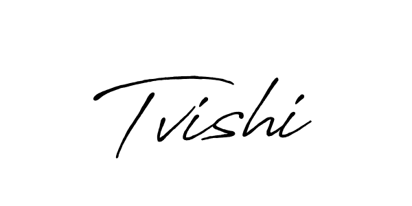 How to make Tvishi signature? Antro_Vectra_Bolder is a professional autograph style. Create handwritten signature for Tvishi name. Tvishi signature style 7 images and pictures png