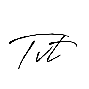 Use a signature maker to create a handwritten signature online. With this signature software, you can design (Antro_Vectra_Bolder) your own signature for name Tvt. Tvt signature style 7 images and pictures png