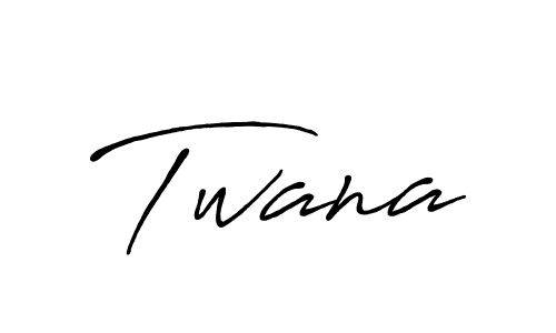 Twana stylish signature style. Best Handwritten Sign (Antro_Vectra_Bolder) for my name. Handwritten Signature Collection Ideas for my name Twana. Twana signature style 7 images and pictures png