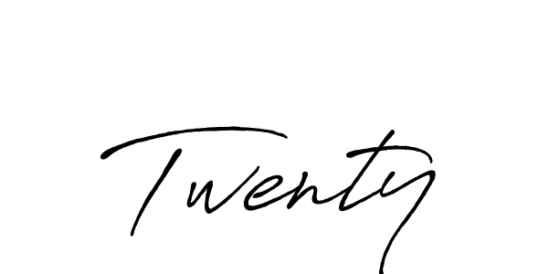 It looks lik you need a new signature style for name Twenty. Design unique handwritten (Antro_Vectra_Bolder) signature with our free signature maker in just a few clicks. Twenty signature style 7 images and pictures png